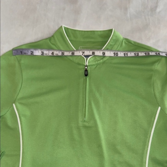 Cutter & Buck Golf Shirt Green 3/4 Sleeve Moisture Wicking Women's Sporty Sz S - Picture 8 of 10